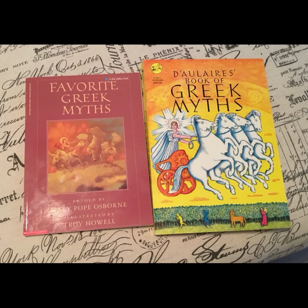 Two Greek Myths paperback books